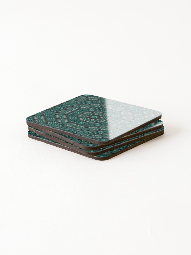 Thumbnail 4 of 5, Coasters (Set of 4), Patterns Over Patterns. designed and sold by MindTravel.