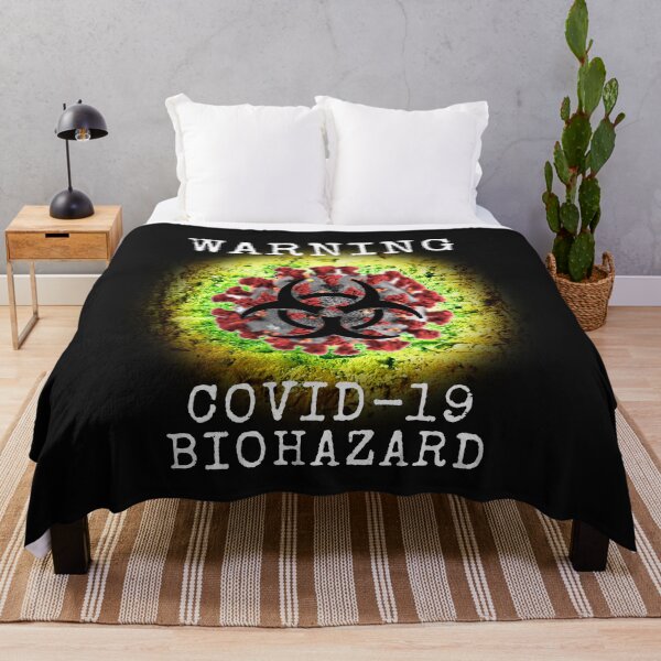 Item preview, Warning COVID-19 Biohazard Corona Virus City Brick Graphic designed and sold by tronictees.