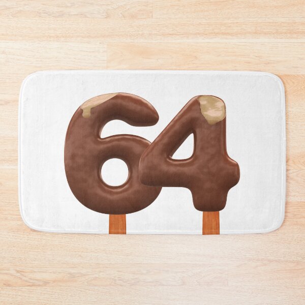 Item preview, 64 Ice Cream Sixty Four Number 3d Chocolate designed and sold by HelloFromAja.