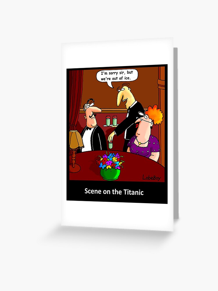 Funny Titanic Valentine's Day card – The Card Bureau