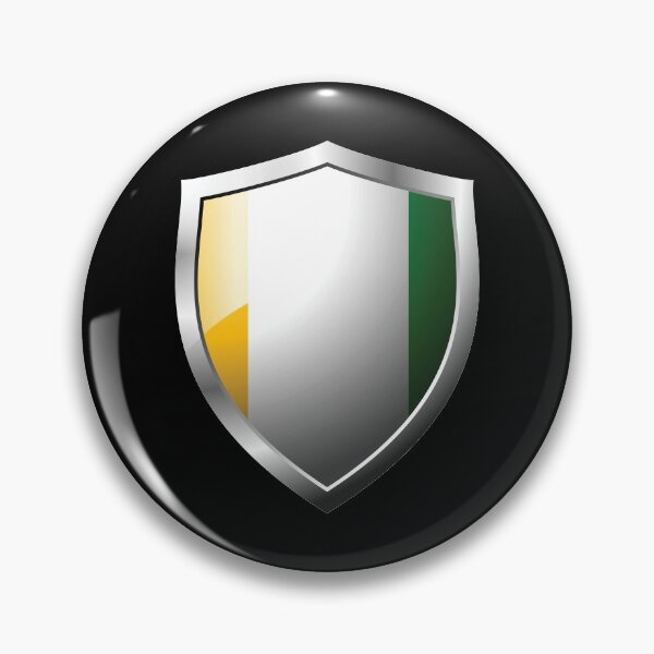 Item preview, Strong Cote d'Ivoire Flag Shield Country designed and sold by HelloFromAja.