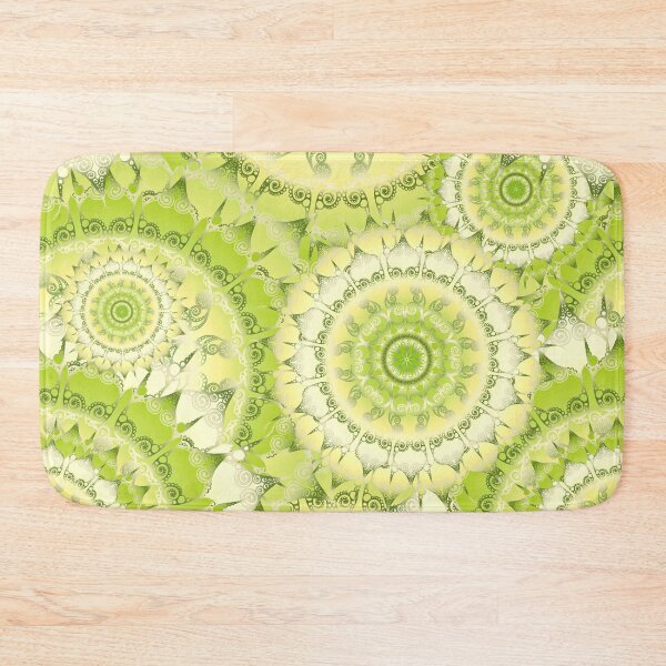 Item preview, Delicate Mandala Pattern green designed and sold by pearlposition.