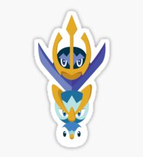 Awkward Penguin Portrait Sticker
