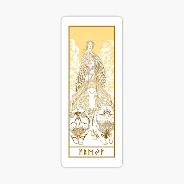 Love Goddess Freyja Sticker
