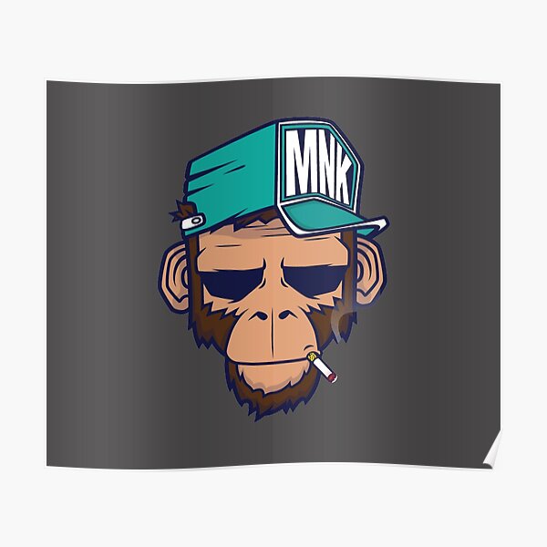 "MNK" Poster for Sale by SergeCreation | Redbubble