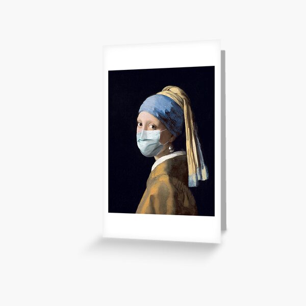 Item preview, Coronavirus Girl with a Pearl Earring designed and sold by DeeTyndall.