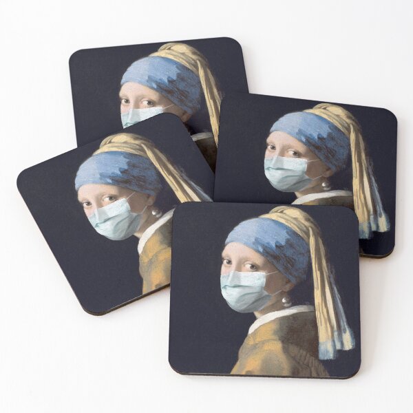 Item preview, Coronavirus Girl with a Pearl Earring designed and sold by DeeTyndall.