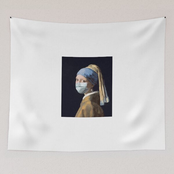Item preview, Coronavirus Girl with a Pearl Earring designed and sold by DeeTyndall.