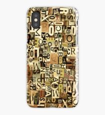 Alphabet iPhone Case/Skin
