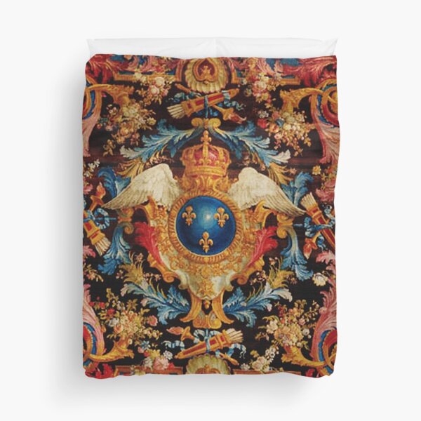Louis XV Savonnerie French Carpet Print Duvet Cover