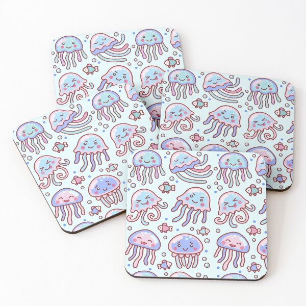 Item preview, Cotton Candy Jellyfishes #1 designed and sold by lightsonfire.