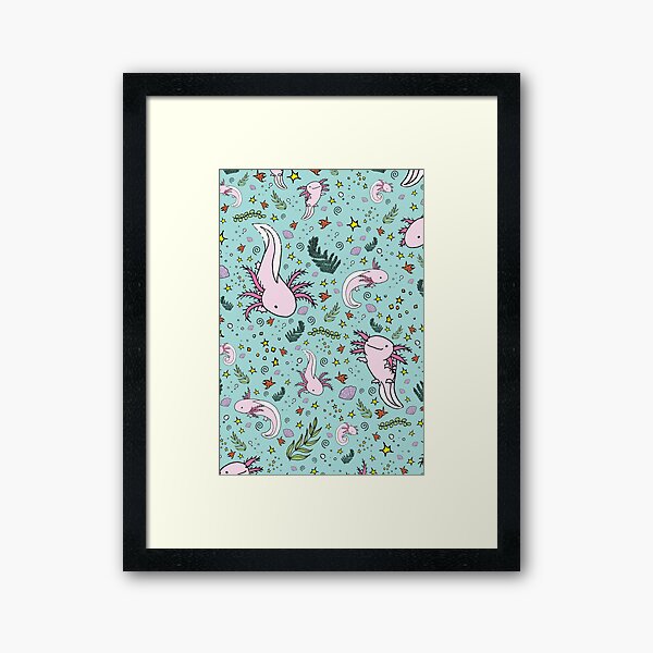 Axolotl Framed Art Print