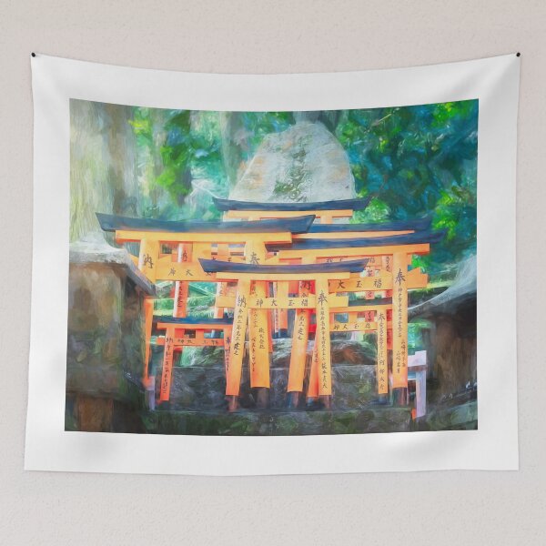 Item preview, Small Torii Gates Kyoto Japan Artistic designed and sold by PhotoArt by Joan Carroll.