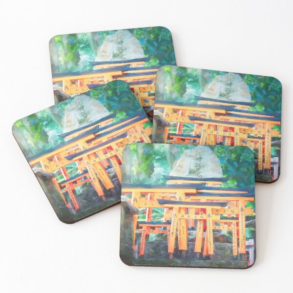 Item preview, Small Torii Gates Kyoto Japan Artistic designed and sold by PhotoArt by Joan Carroll.