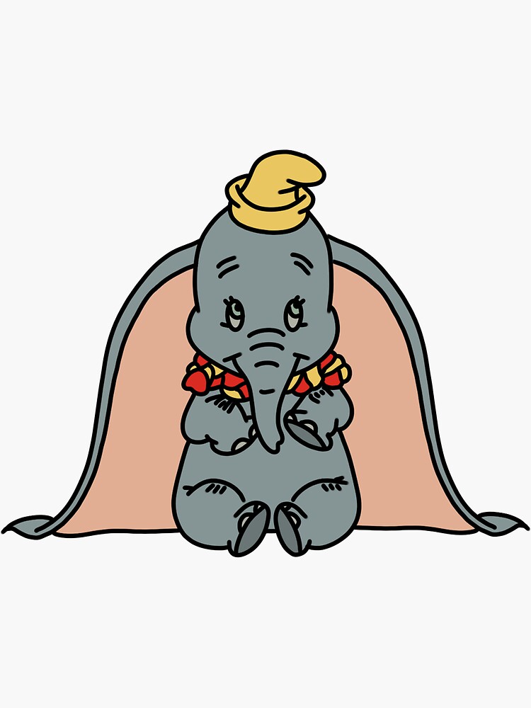 "Dumbo Sticker" Sticker by odog7 Redbubble