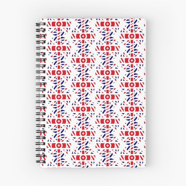 Item preview, British Swiss Multinational Patriot Flag Series designed and sold by Carbon-Fibre Media.