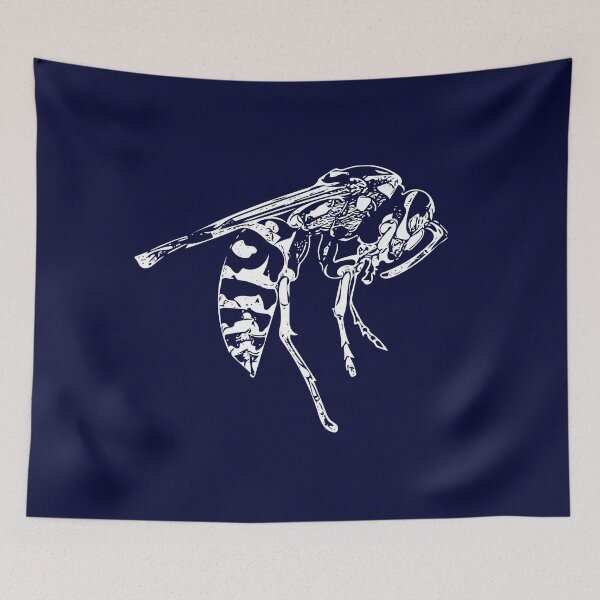 Item preview, Yellow Jacket White Print  designed and sold by designsasstultd.