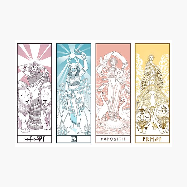 Love Goddesses Photographic Print
