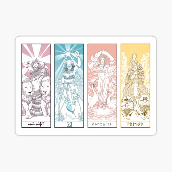 Love Goddesses Sticker
