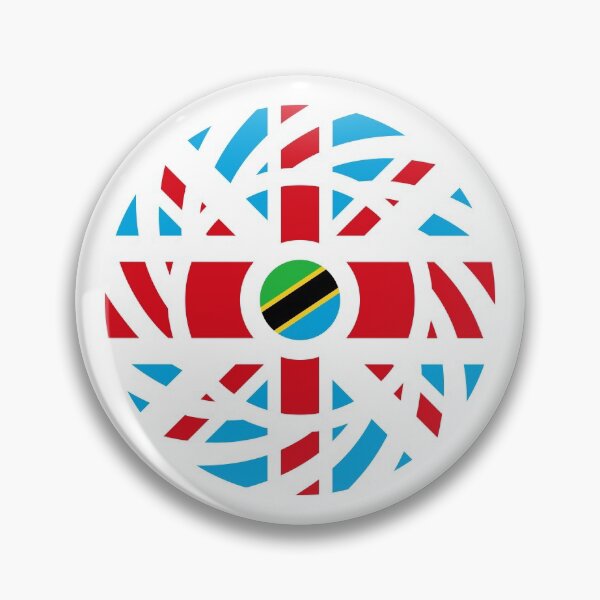 Item preview, British Tanzanian Multinational Patriot Flag Series designed and sold by Carbon-Fibre Media.