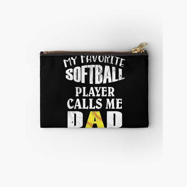 Item preview, My Favorite Softball Player Calls Me Dad - Funny Coaches print designed and sold by Grabitees.