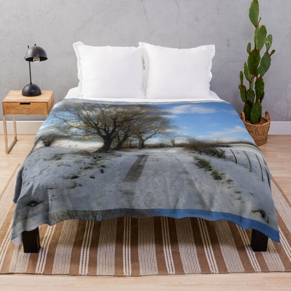 Item preview, Snowy French countryside landscape designed and sold by MarieClaude1954.