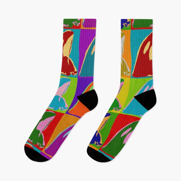 Item preview, Killer Whale Orca Pop Art Popart Colorful Design Love Whales Best Selling Ocean Animal designed and sold by joannejgg.