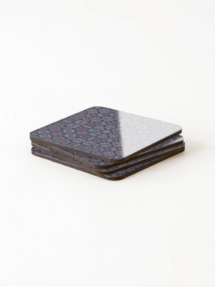 Thumbnail 4 of 5, Coasters (Set of 4), Patterns Over Patterns. designed and sold by MindTravel.
