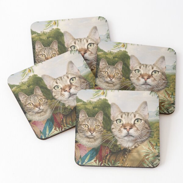 Item preview, Duo Cat Portrait: Ancient Greece  designed and sold by PimpMyPet.