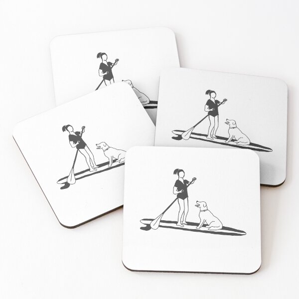 Item preview, Sup dog woman paddle boarding girls sup paddle surf  designed and sold by Tropical Blood.