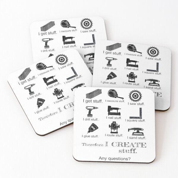 Item preview, Therefore I CREATE stuff.  Funny Design for Craftsmen designed and sold by FinalCut55.