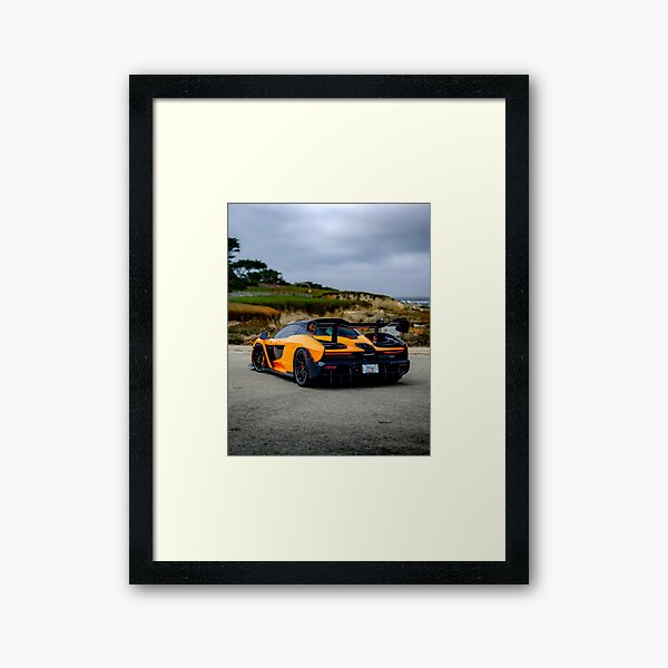 McLaren Senna Framed Art Print