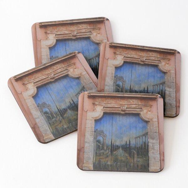 Item preview, Antique doorway mural designed and sold by cloudninelife.