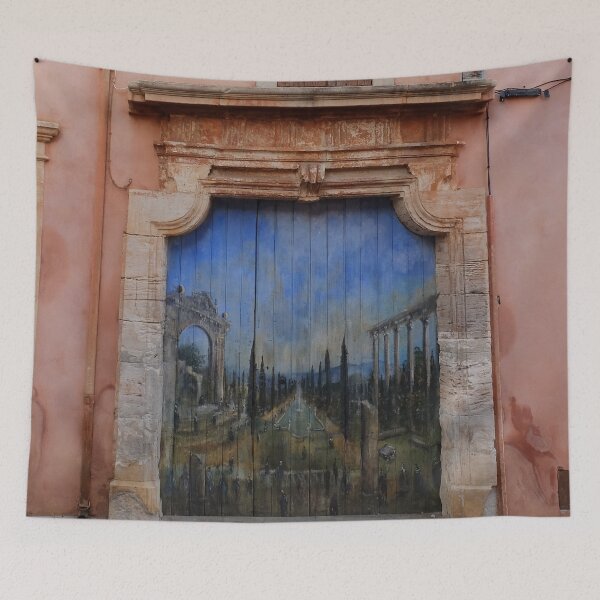 Item preview, Antique doorway mural designed and sold by cloudninelife.