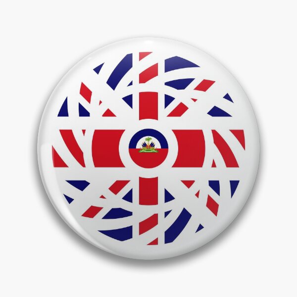 Item preview, British Haitian Multinational Patriot Flag Series designed and sold by Carbon-Fibre Media.