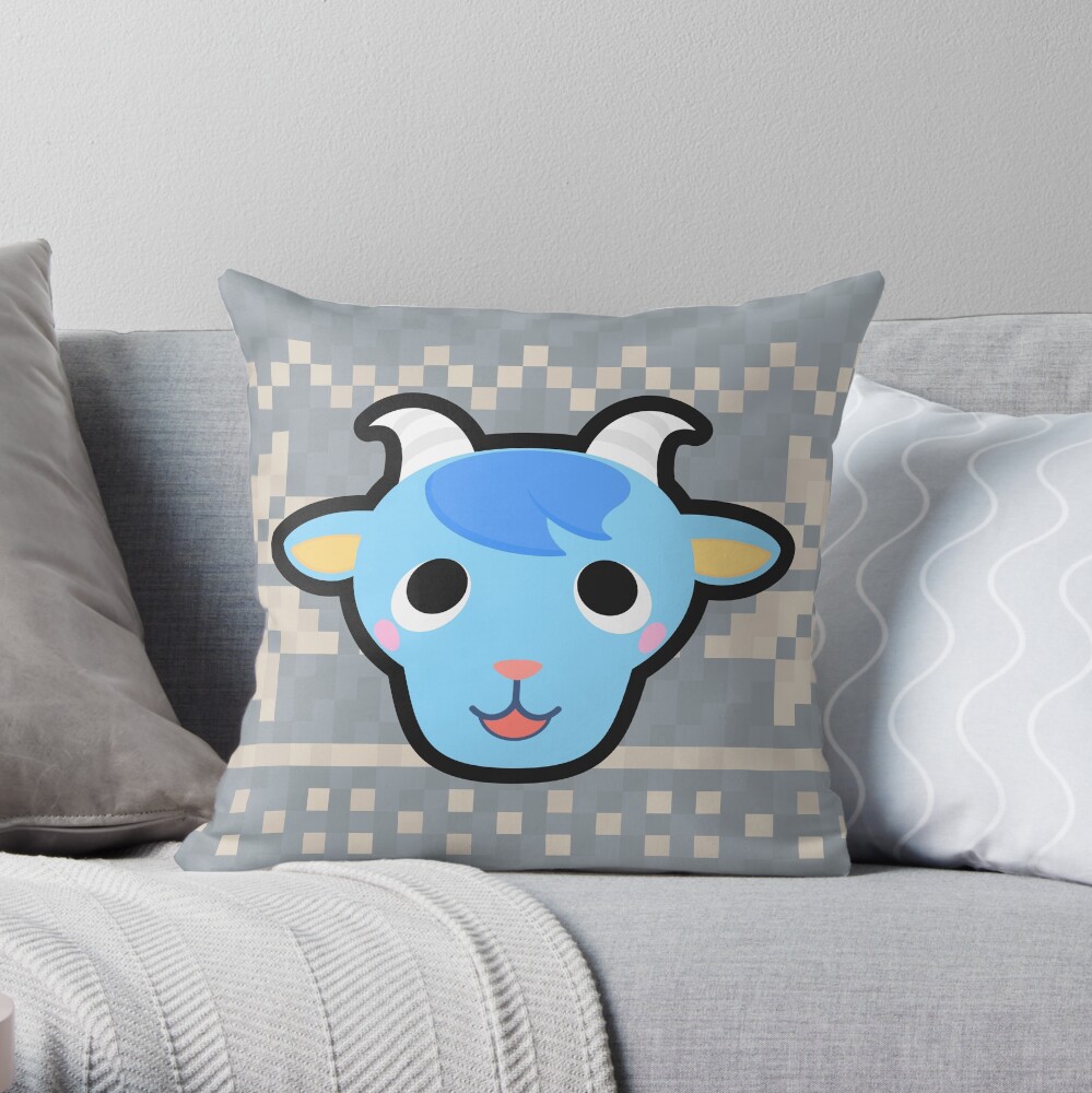 SHERB ANIMAL CROSSING Throw Pillow