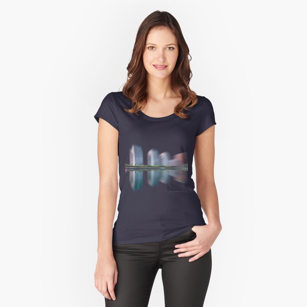 Item preview, Fitted Scoop T-Shirt designed and sold by wamp.