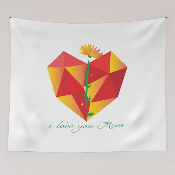 Item preview, Origami Heart, with flower - i love you mom  designed and sold by MixedNichos.