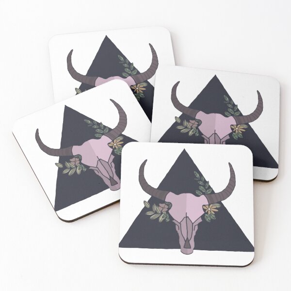 Item preview, Cattle Skull Over a Black Triangle designed and sold by echolily.