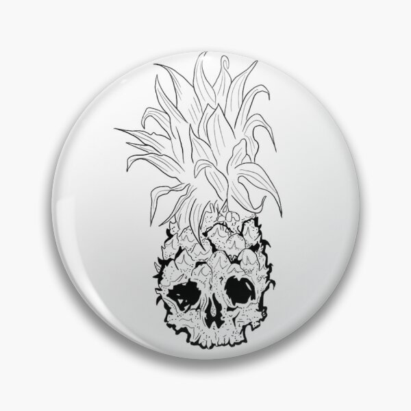 Item preview, Pineapple Skull designed and sold by MorganLeighArt.