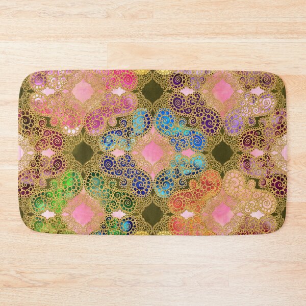 Item preview, Marrakesh Flowers olive & rose designed and sold by pearlposition.