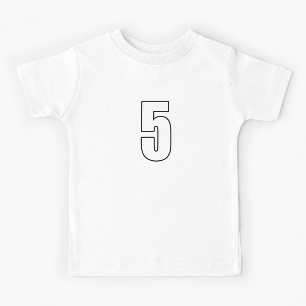 5 - number 5 - jersey number for sportsteam' Men's Longsleeve