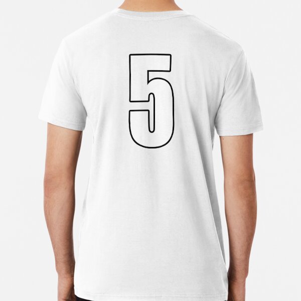 5 - number 5 - jersey number for sportsteam' Men's Longsleeve