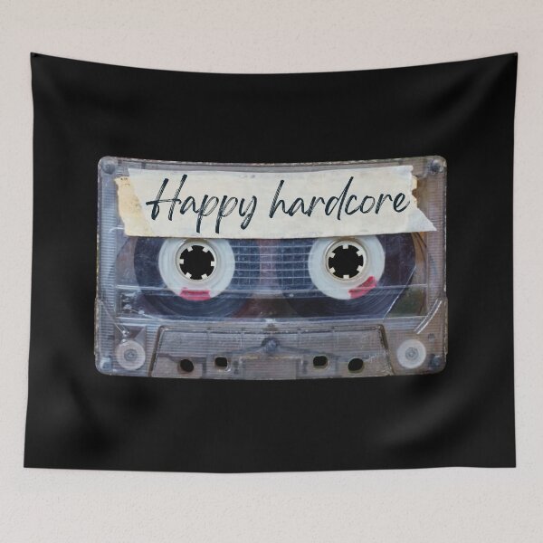 Item preview, Best of Happy Hardcore Music Songs Style Cassette Old School designed and sold by Thestarrysky.
