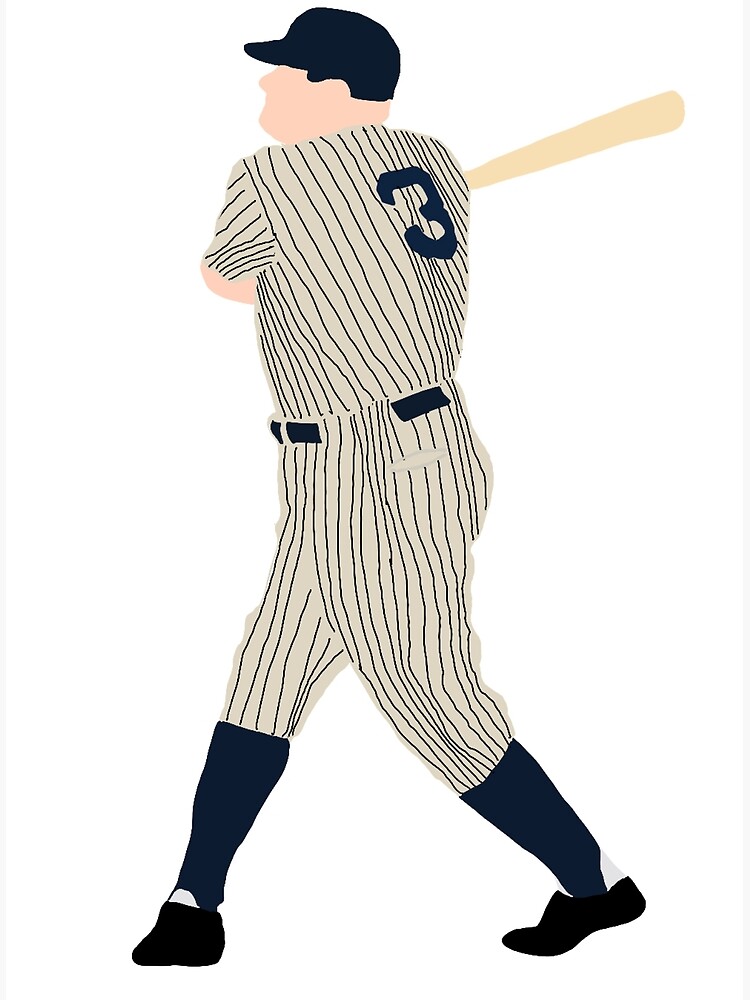 Babe Ruth In The New York Yankees Canvas Print / Canvas Art by