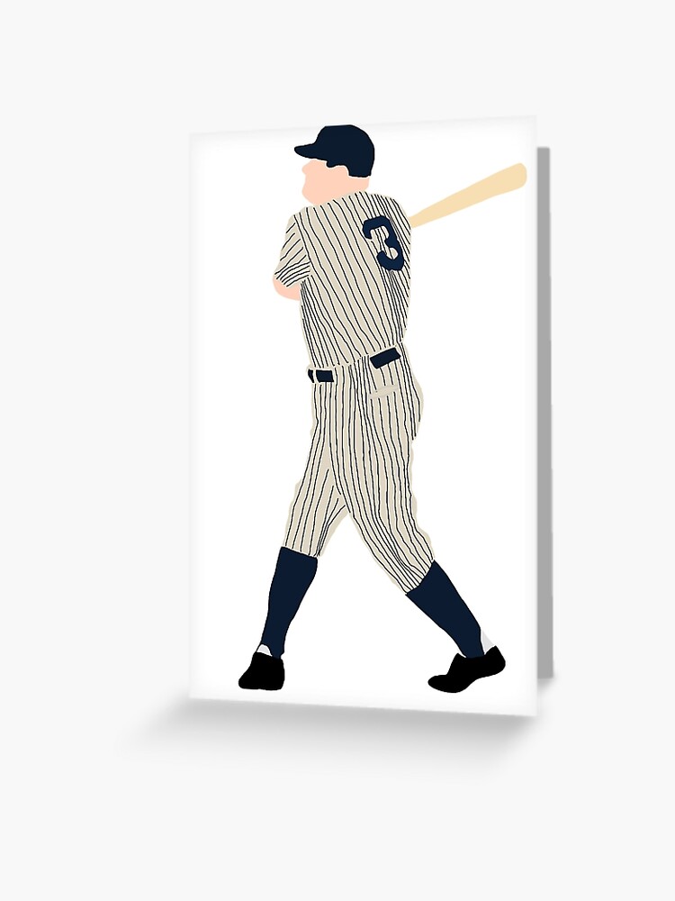  BABE RUTH PRINT POSTER man cave mens gift Baseball NY Yankees  bat baseball shirt jersey hat card : Handmade Products