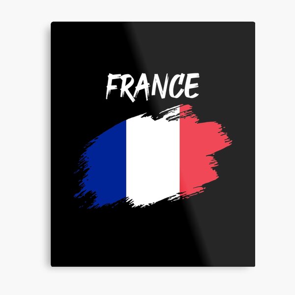 France french flag flag tricolor Metal Print