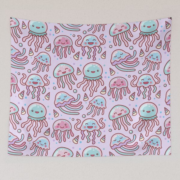 Item preview, Cotton Candy Jellyfishes #2 designed and sold by lightsonfire.