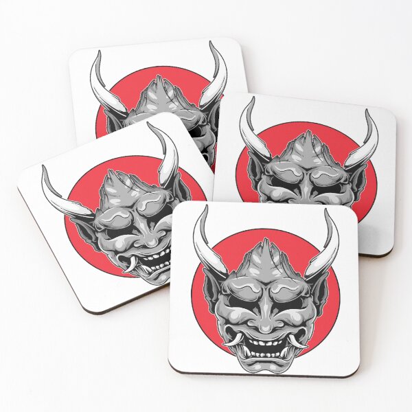 Item preview, Japanese Oni Ghost Demon Mask Version1 designed and sold by MotoringZen.
