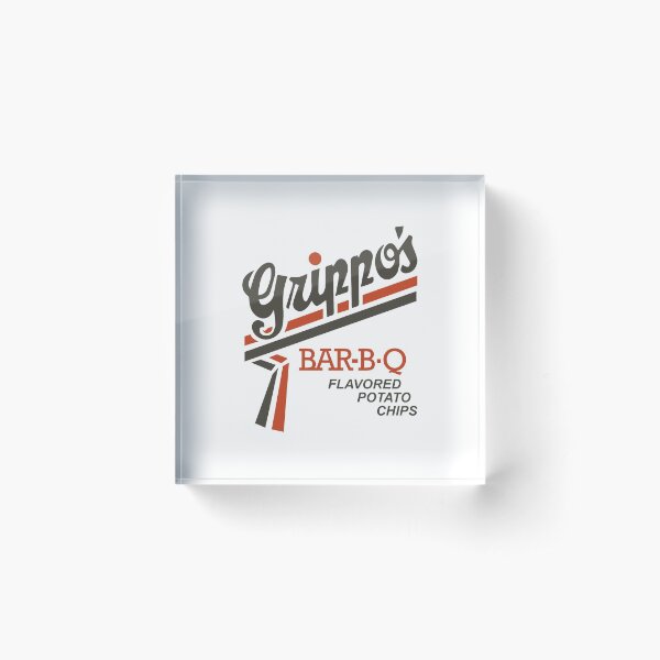 Item preview, grippos bar-b-q flavored potato chips designed and sold by cangurojoe.